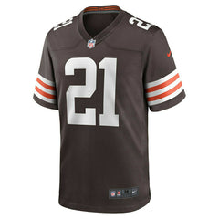 Denzel Ward #21 Cleveland Browns Nike Game NFL Jersey Brown Lifestyle