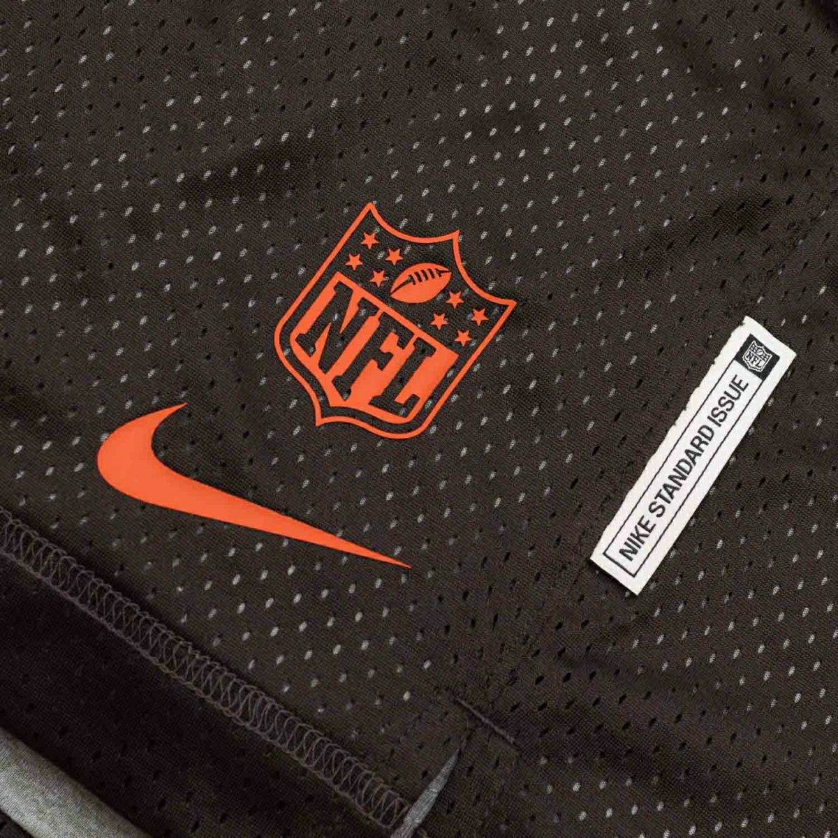 Cleveland Browns 2025 NFL Sideline Reversible Mesh Nike Dri-FIT Shorts Brown Taass sale