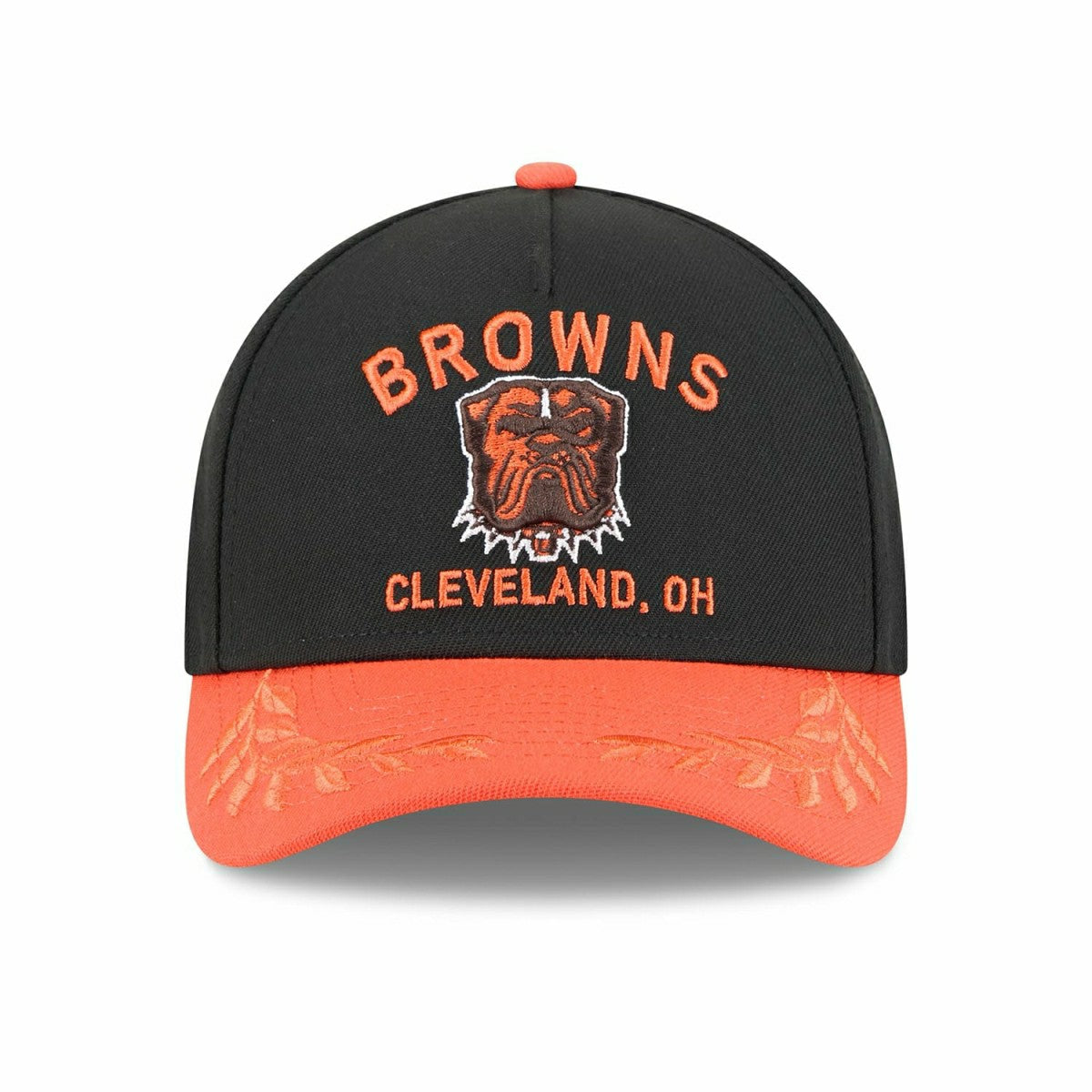 Cleveland Browns 2025 NFL Draft 9FORTY M-Crown A-Frame Snapback Cap Black Classic