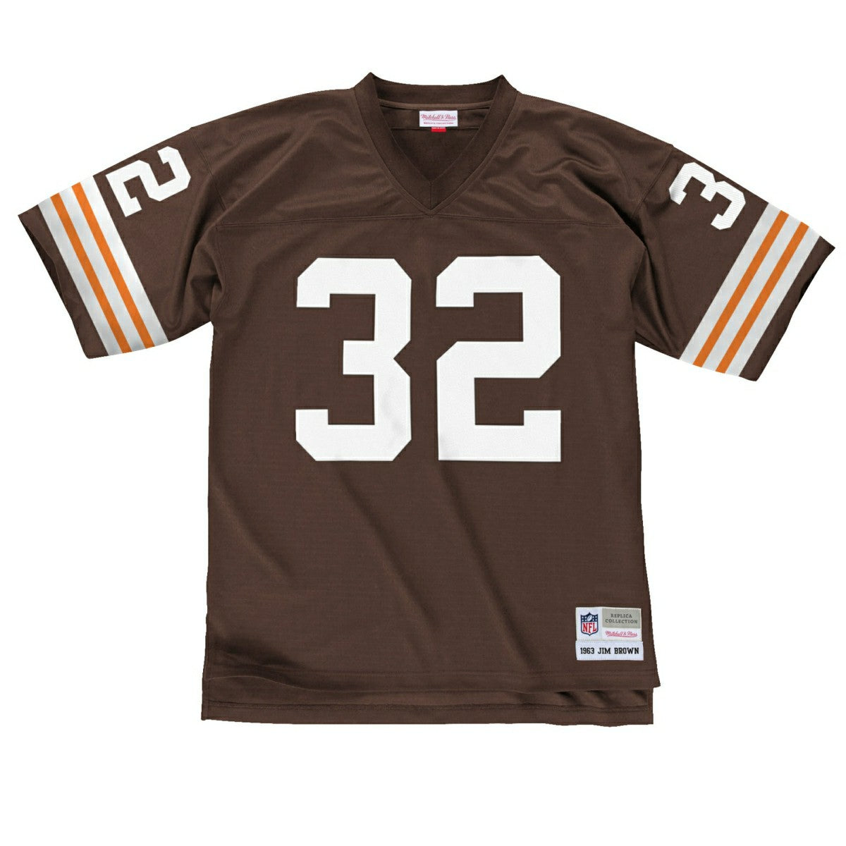 Jim Brown #32 Cleveland Browns Mitchell & Ness Throwback NFL Jersey Taass US