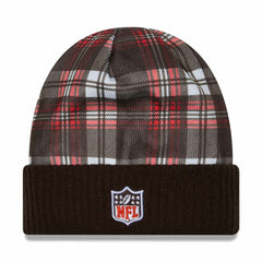 Cleveland Browns 2024 NFL Sideline Statement New Era Knit Hat Brown Taass US