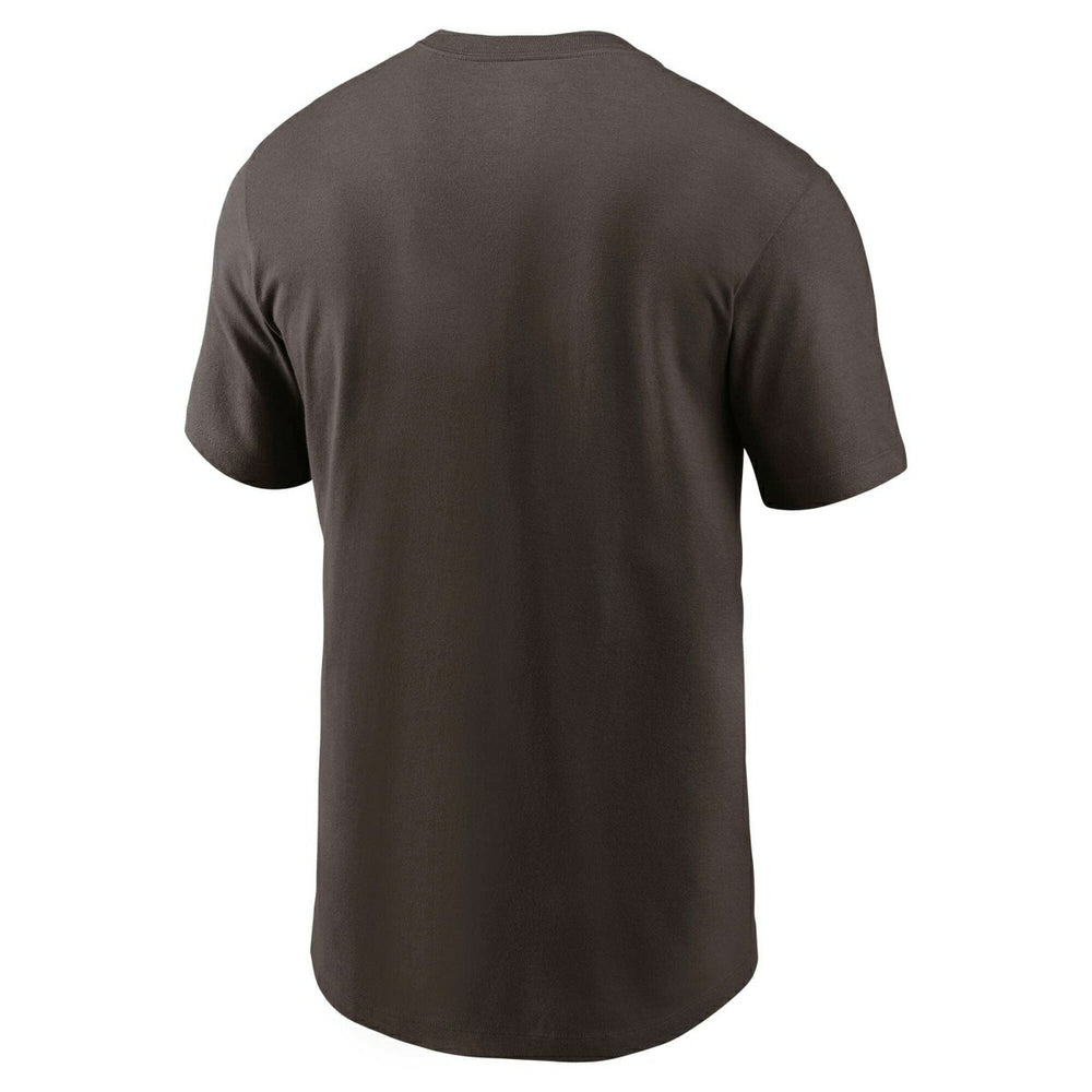 Cleveland Browns Nike Essential Logo NFL T-Shirt Brown Fashion