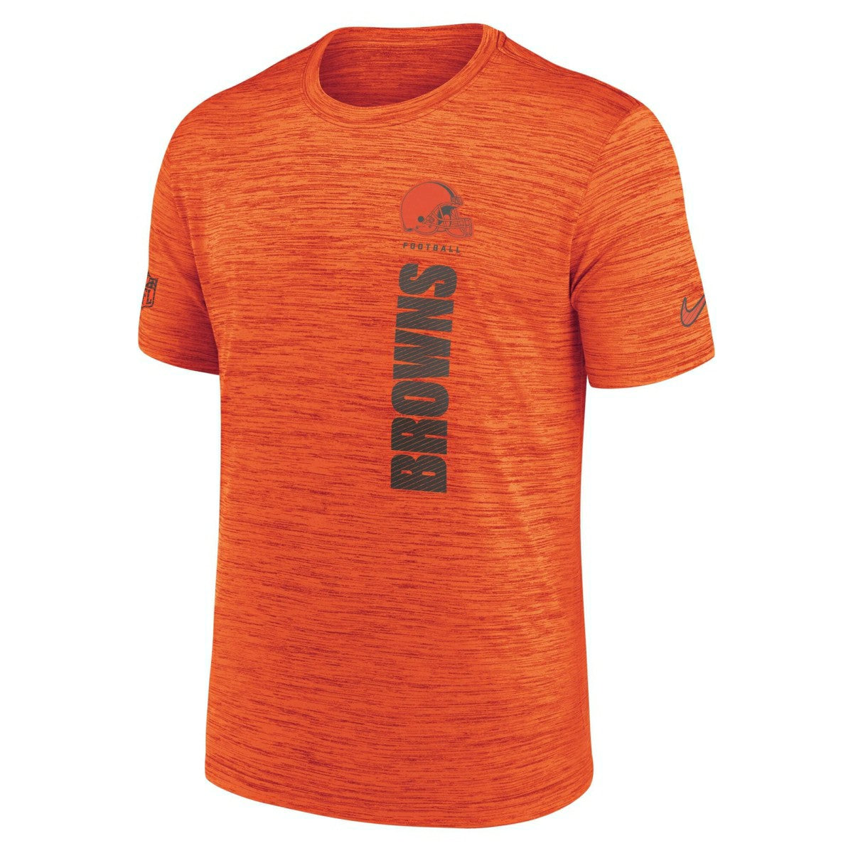 Cleveland Browns 2024 NFL Sideline Nike Velocity Performance T-Shirt Orange Lifestyle
