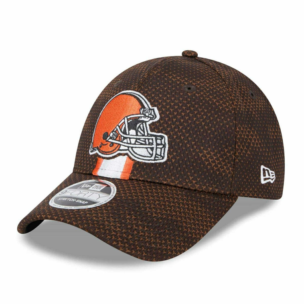 Cleveland Browns 2024 NFL Sideline New Era Stretch-Snap 9FORTY Cap Brown Taass sale