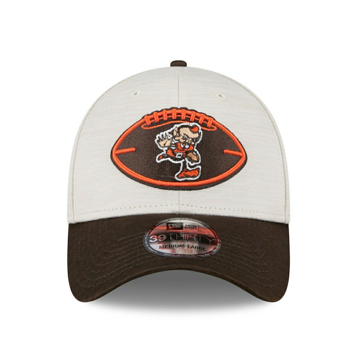 Cleveland Browns Historic 2024 NFL Sideline New Era 39THIRTY Flex Cap Taass for sale