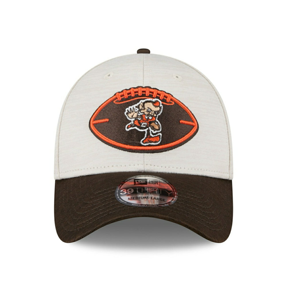 Cleveland Browns Historic 2024 NFL Sideline New Era 39THIRTY Flex Cap Taass for sale