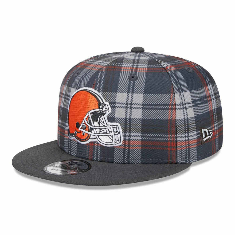 Cleveland Browns 2024 NFL Sideline Statement New Era 9FIFTY Snapback Cap Grau Taass US