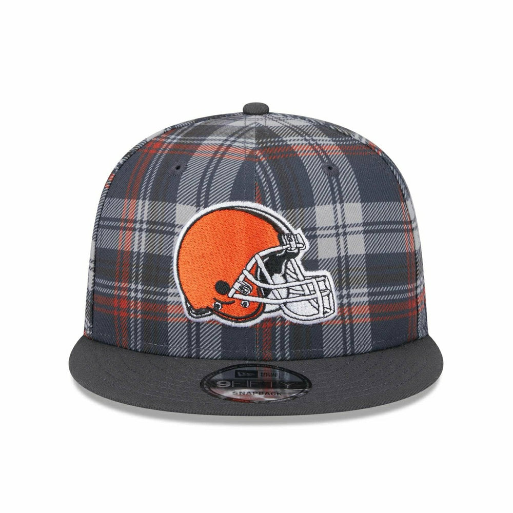Cleveland Browns 2024 NFL Sideline Statement New Era 9FIFTY Snapback Cap Grau Taass US