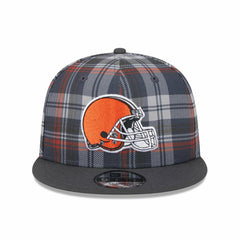 Cleveland Browns 2024 NFL Sideline Statement New Era 9FIFTY Snapback Cap Grau Taass US