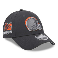 Cleveland Browns 2024 NFL Draft New Era Stretch-Snap 9FORTY Cap Gray Fashion