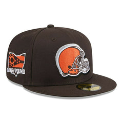 Cleveland Browns 2024 NFL Draft New Era 59FIFTY Fitted Cap Brown Lifestyle
