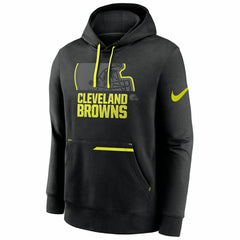 Cleveland Browns Nike VOLT NFL Hoodie Black Fashion