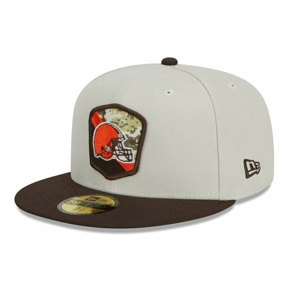 Cleveland Browns 2023 NFL Salute to Service New Era 59FIFTY Fitted Cap Taass for sale