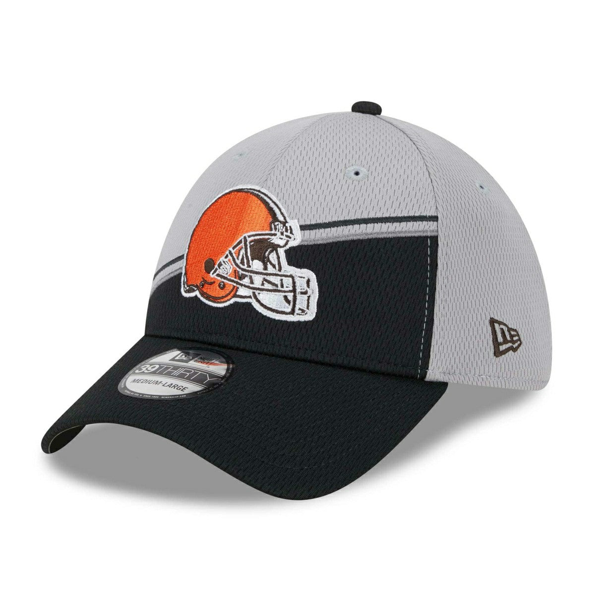 Cleveland Browns Colorway 2023 NFL Sideline New Era 39THIRTY Flex Cap Gray Taass sale