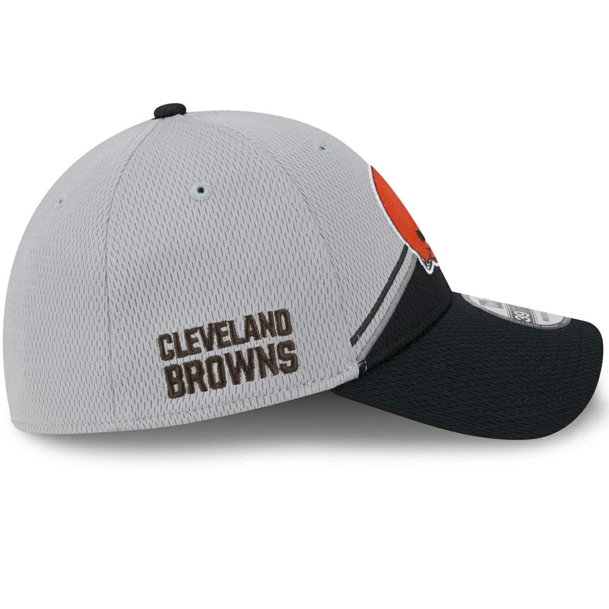 Cleveland Browns Colorway 2023 NFL Sideline New Era 39THIRTY Flex Cap Gray Taass sale