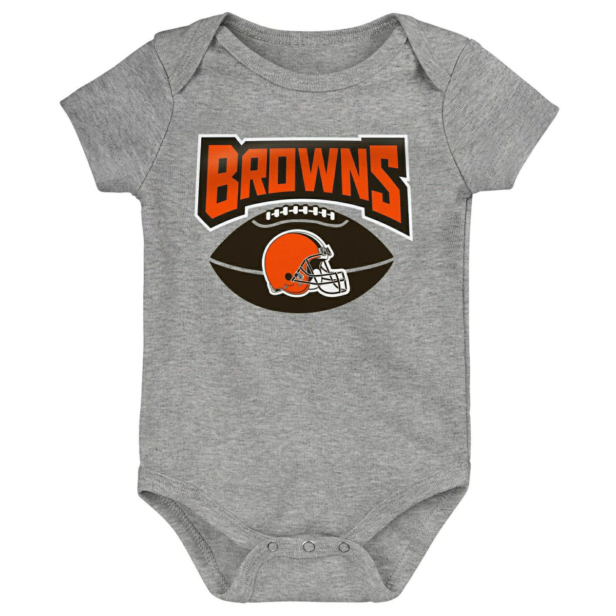 Cleveland Browns Game On Creeper NFL Infant Bodysuit Set (3-Piece) Taass US