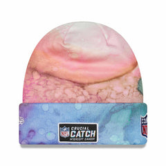 Cleveland Browns 2022 NFL On-Field Crucial Catch New Era Knit Hat Ink Dye Taass sale