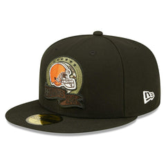 Cleveland Browns 2022 NFL On-Field Salute to Service New Era 59FIFTY Fitted Cap Classic