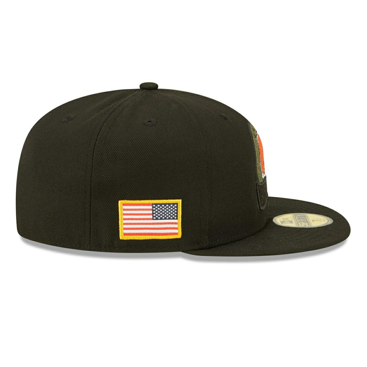 Cleveland Browns 2022 NFL On-Field Salute to Service New Era 59FIFTY Fitted Cap Classic