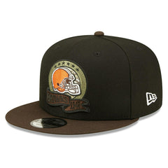 Cleveland Browns 2022 NFL On-Field Salute to Service New Era 9FIFTY Snapback Cap Lifestyle