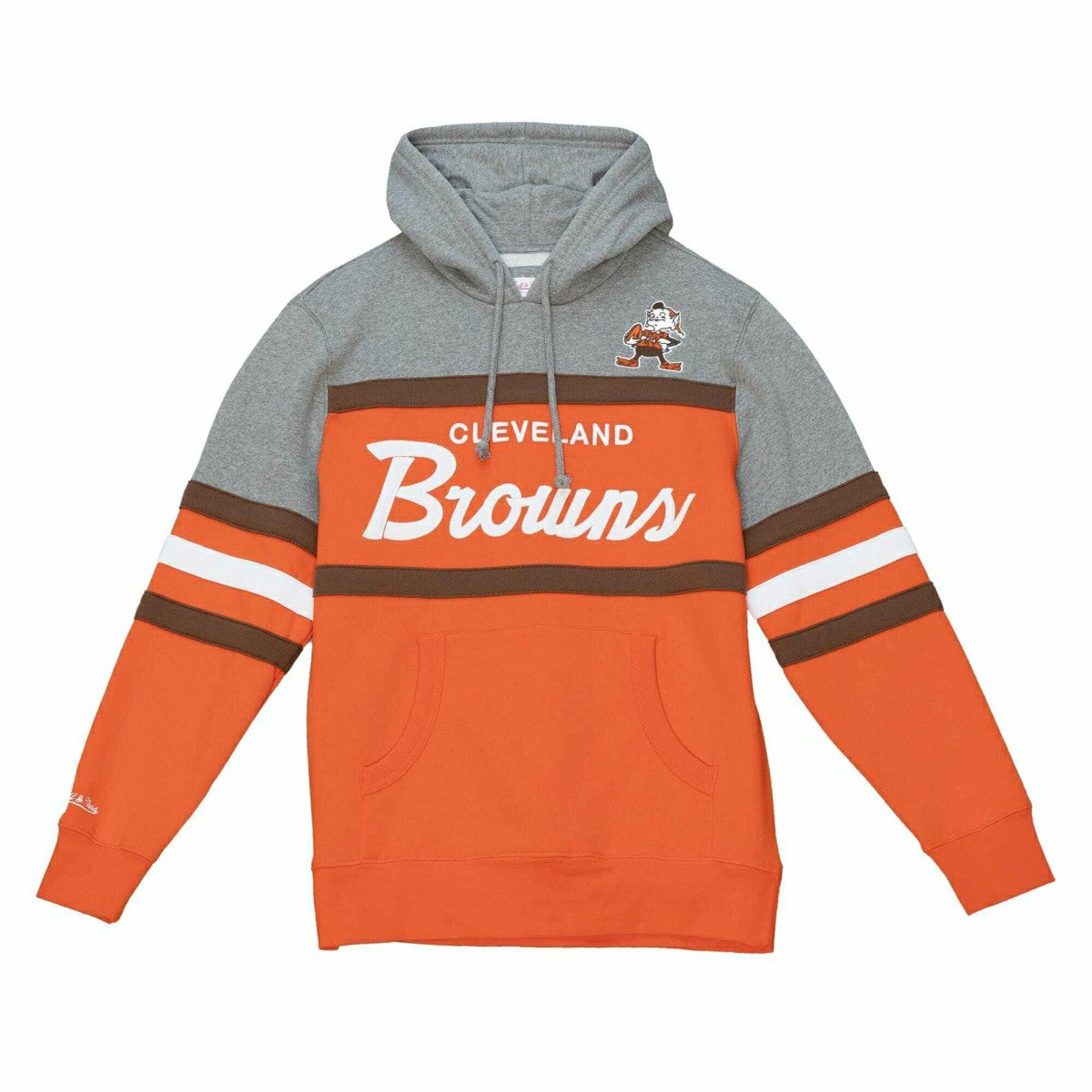 Cleveland Browns Head Coach Mitchell & Ness NFL Throwback Football Hoodie Taass for sale
