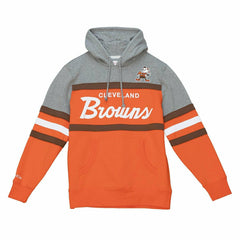 Cleveland Browns Head Coach Mitchell & Ness NFL Throwback Football Hoodie Taass for sale