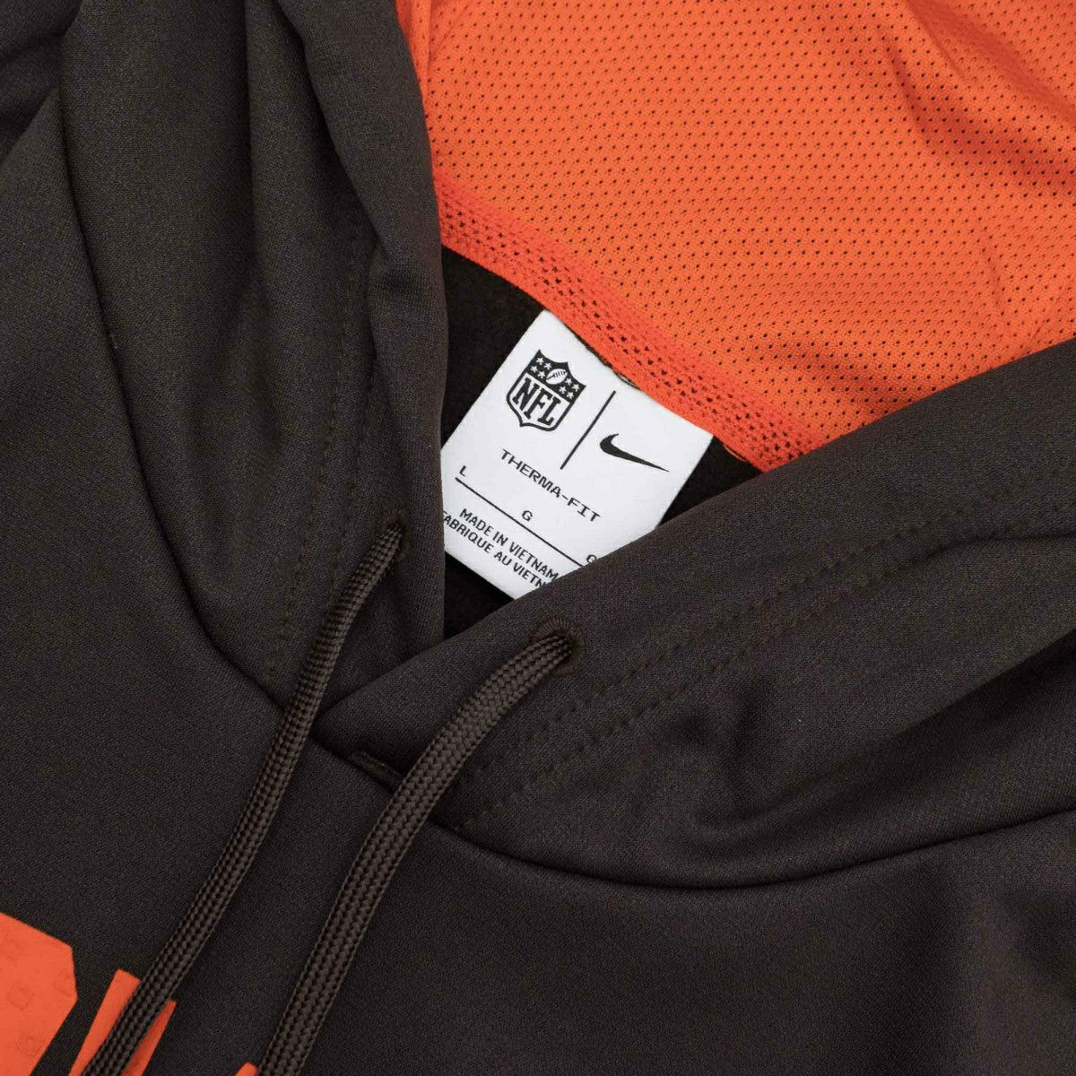 Cleveland Browns 2022 NFL On-Field Sideline Nike Therma-FIT Hoodie Brown Lifestyle