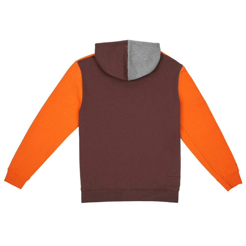 Cleveland Browns Mitchell & Ness Color Blocked NFL Fleece Hoodie Lifestyle