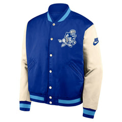 Dallas Cowboys Rewind Legacy Bomber Jacket Blue/Cream Taass US