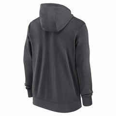 Dallas Cowboys Playbook NFL Full-Zip Fleece Hoodie Anthracite Classic