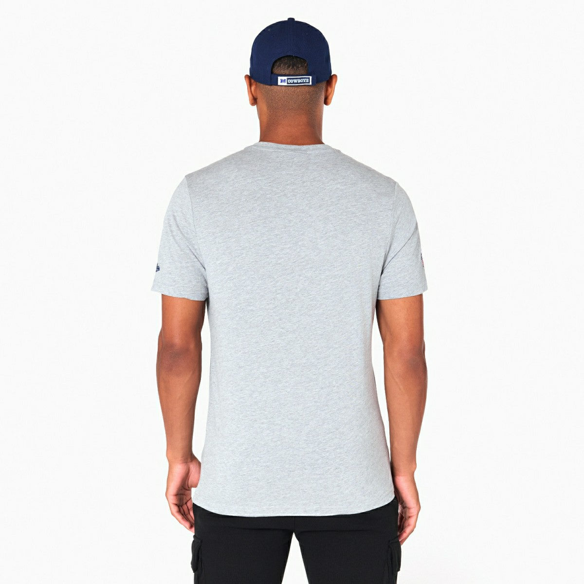 Dallas Cowboys Team Logo New Era NFL T-Shirt Grey Taass sale