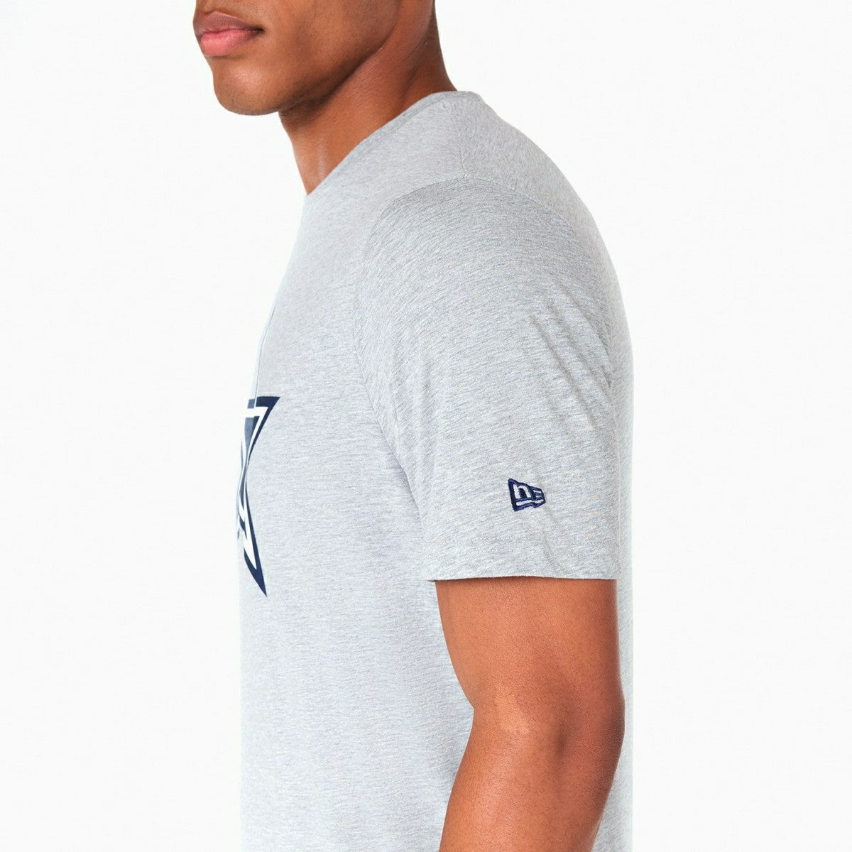 Dallas Cowboys Team Logo New Era NFL T-Shirt Grey Taass sale