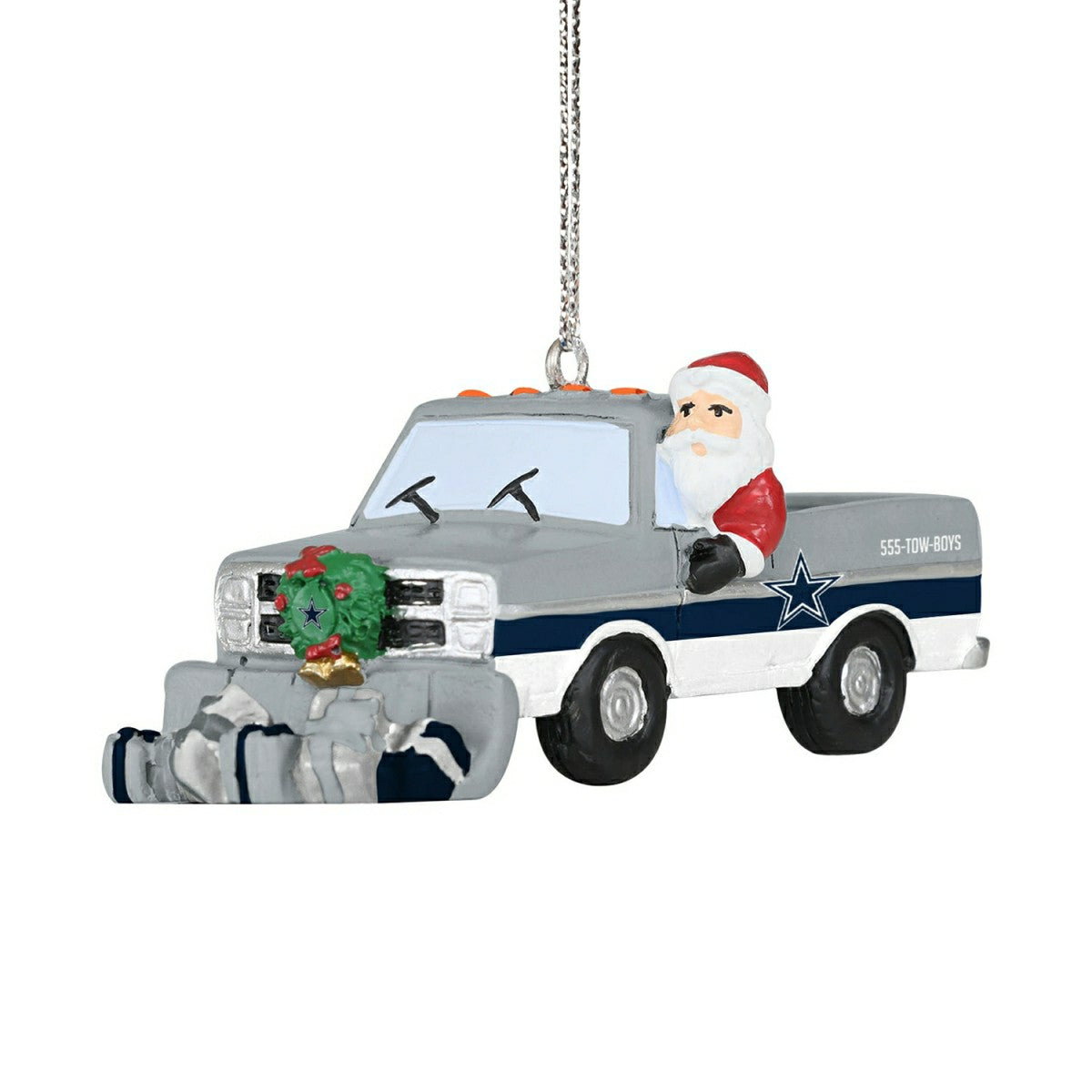 Dallas Cowboys NFL Snow Plow Truck Christmas Ornament Fashion