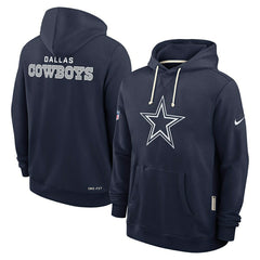 Dallas Cowboys 2025 NFL Sideline Nike Standard Issue Hoodie Navy Taass US