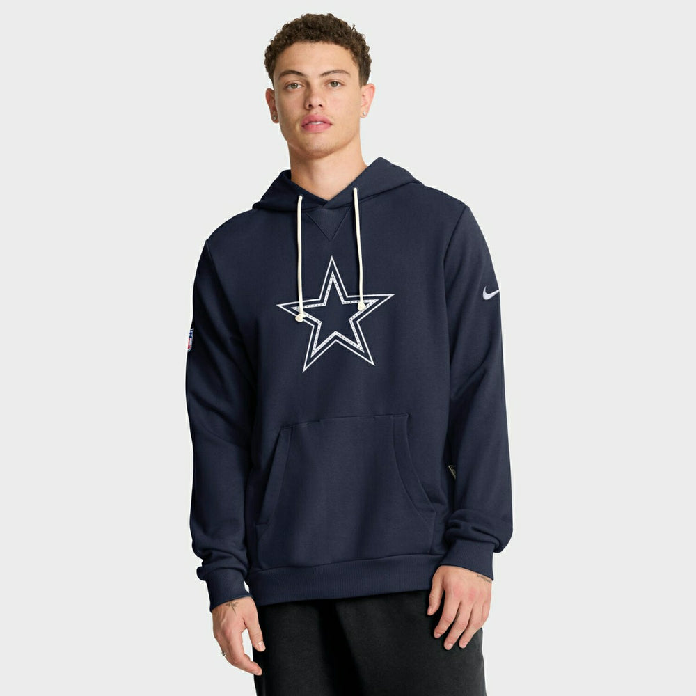 Dallas Cowboys 2025 NFL Sideline Nike Standard Issue Hoodie Navy Taass US