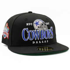 Dallas Cowboys Super Bowl XXVII 59FIFTY Fitted NFL Cap Black Lifestyle