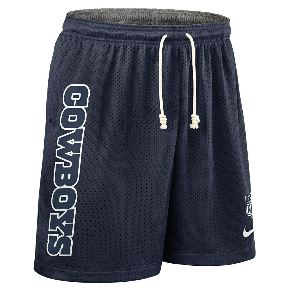 Dallas Cowboys 2025 NFL Sideline Reversible Mesh Nike Dri-FIT Shorts Navy Classic