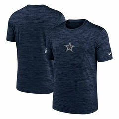 Dallas Cowboys 2025 NFL Sideline Nike Velocity Performance T-Shirt Navy Taass for sale