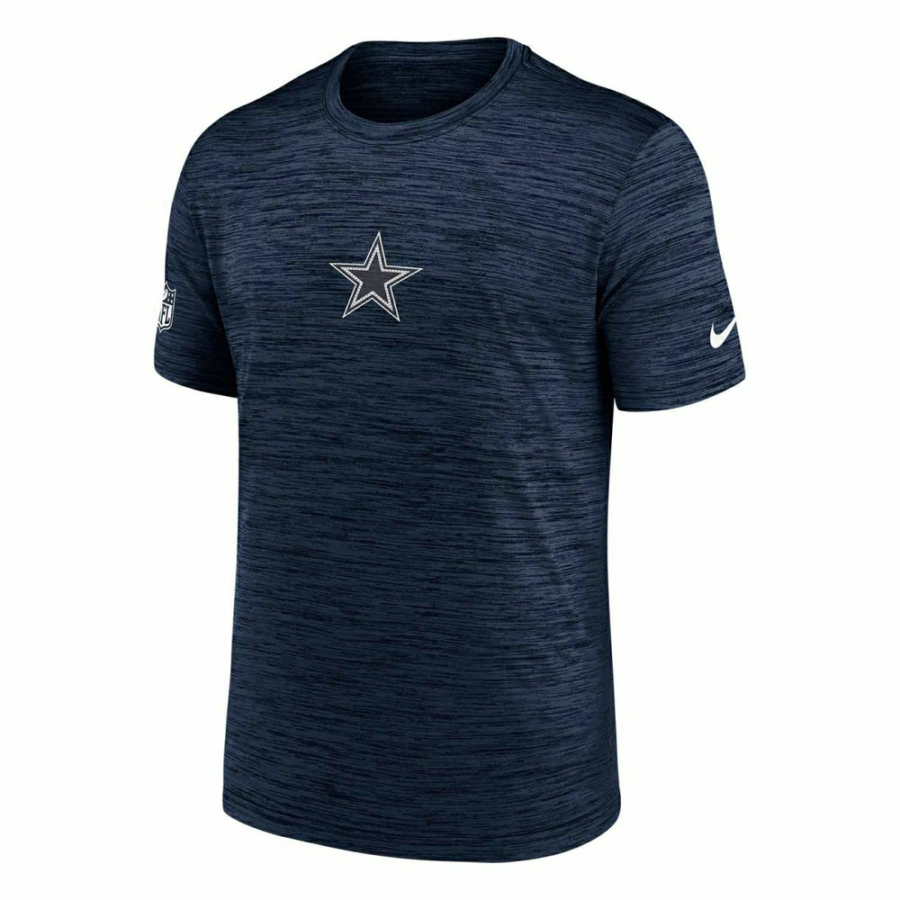 Dallas Cowboys 2025 NFL Sideline Nike Velocity Performance T-Shirt Navy Taass for sale
