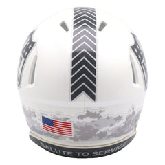 Dallas Cowboys 2024 Salute to Service NFL Speed Mini Helmet Lifestyle