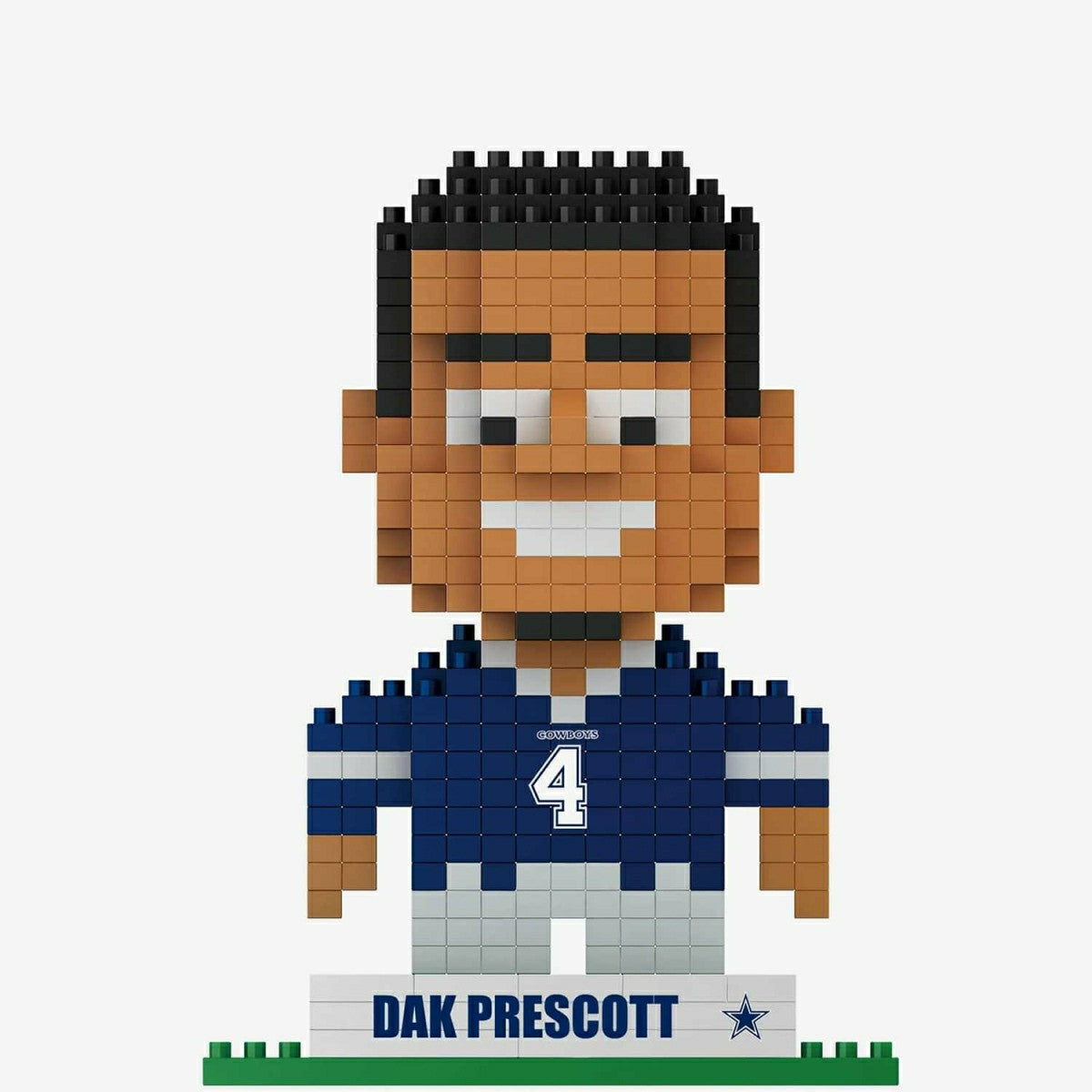 Dak Prescott Dallas Cowboys BRXLZ NFL 3D Player Construction Toy Taass for sale