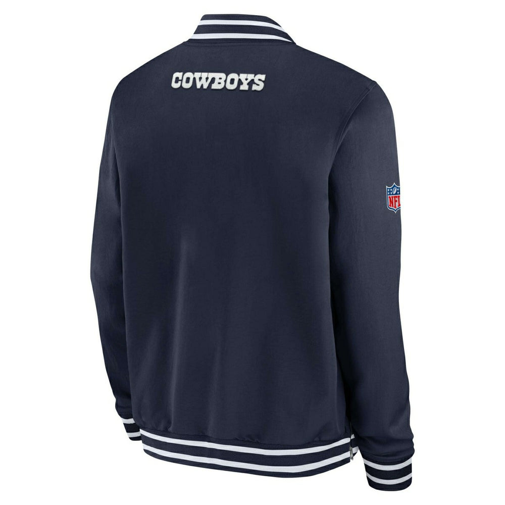Dallas Cowboys NFL Sideline Nike Coach Bomber Jacket Taass for sale