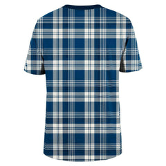 Dallas Cowboys Plaid 2024 New Era 3rd Down NFL T-Shirt Navy Fashion
