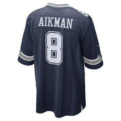 Troy Aikman #8 Dallas Cowboys Nike Game NFL Jersey Navy Lifestyle