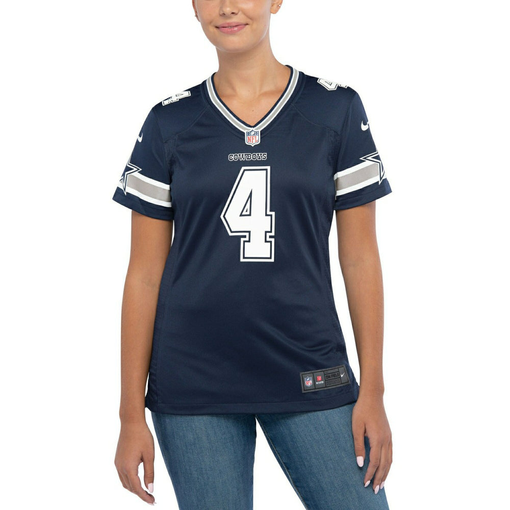 Dak Prescott #4 Dallas Cowboys Nike Game NFL Jersey Navy (WOMEN'S) Lifestyle