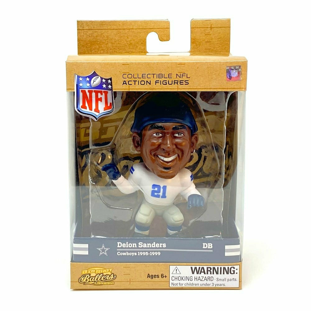 Deion Sanders Dallas Cowboys Big Shot Ballers Legends NFL Figure Lifestyle