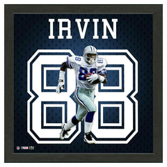 Michael Irvin #88 Dallas Cowboys Impact Jersey Framed NFL Photo Taass US