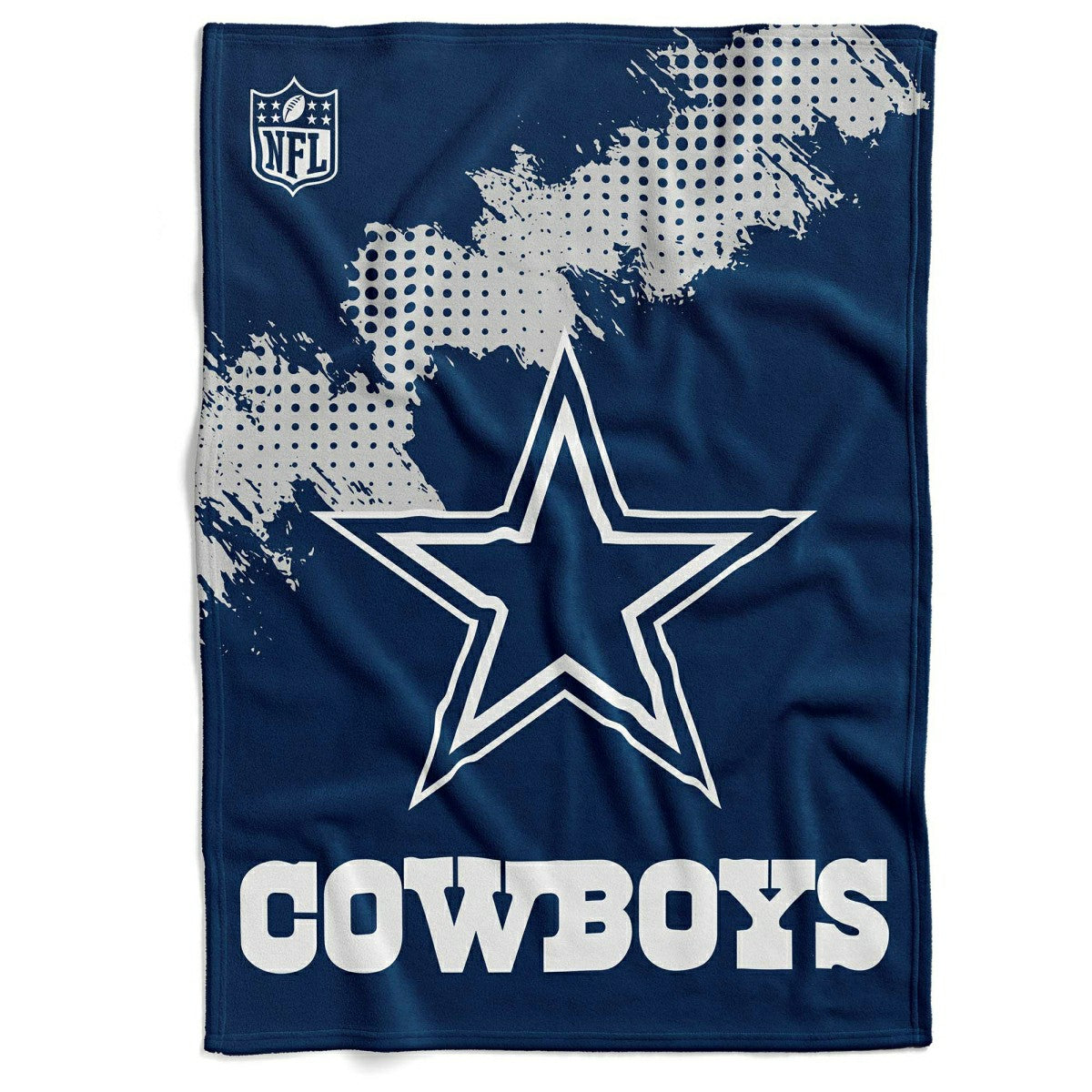 Dallas Cowboys Corner Fleece NFL Blanket Classic