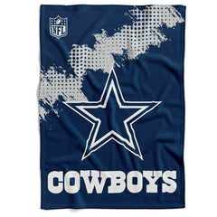 Dallas Cowboys Corner Fleece NFL Blanket Classic