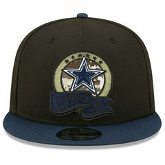 Dallas Cowboys 2022 NFL On-Field Salute to Service New Era 9FIFTY Snapback Cap Fashion